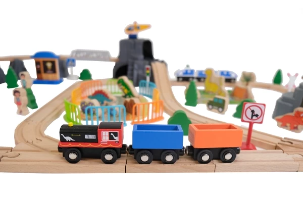 Inclusief trein met wagons