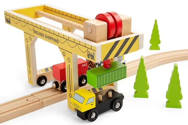 Inclusief containerwagon met afneembare lading