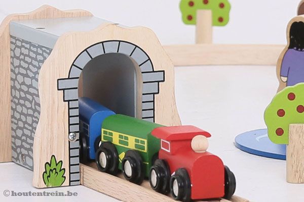 Maakt uw houten treinset nog leuker.