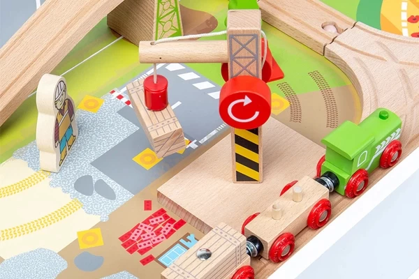 Met stoere hijskraan