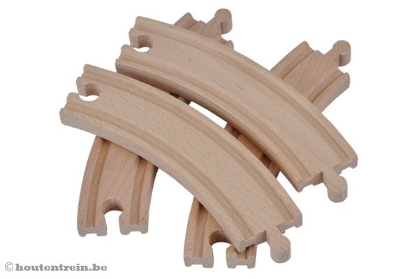 Woodtoys set lange bochten.