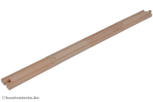 Breid je treinbaan uit met de rechte rails.