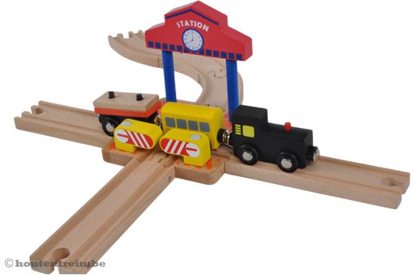 Laat een trein het station passeren (excl. trein)