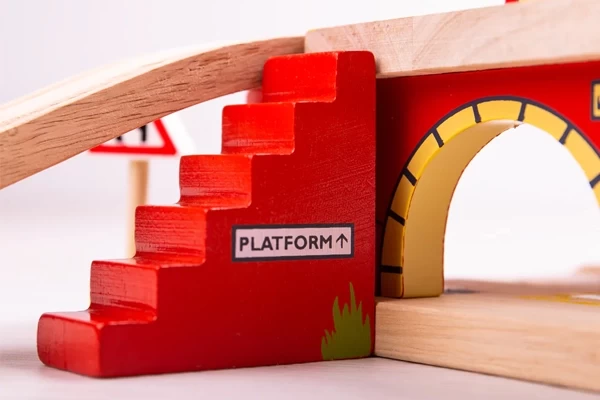 Trap naar het platform