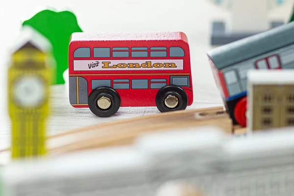 De bekende rode dubbeldekker