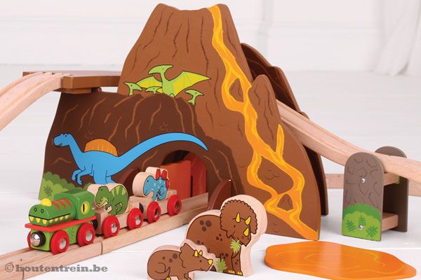 Spannende vulkaan brug.