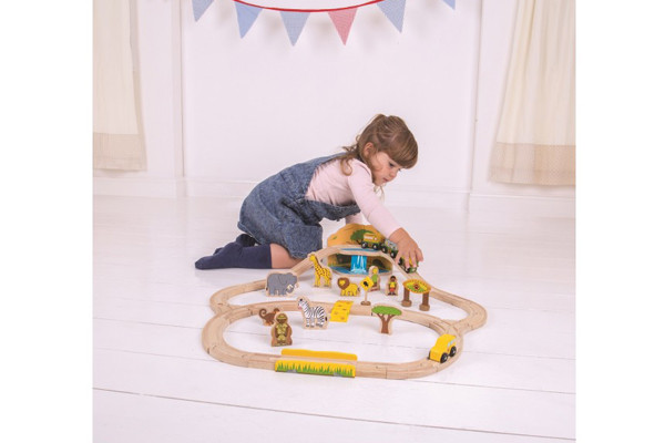 Met verschillende leuke accessoires.