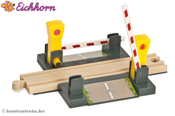 De spoorweg overgang van Eichhorn.