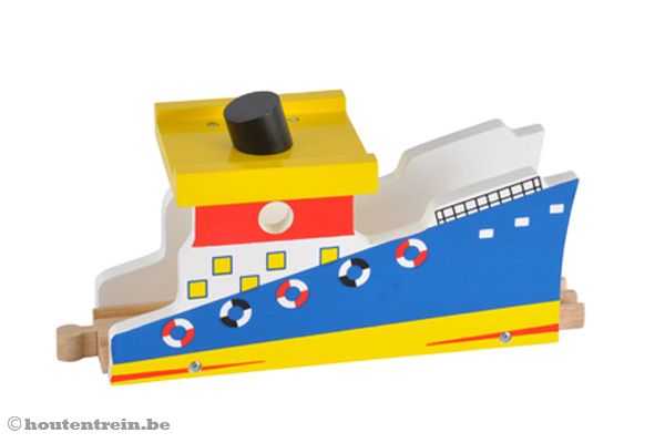 Veerboot voor uw houten trein.