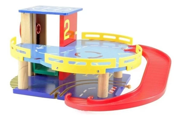 Te verbinden aan een houten treinbaan